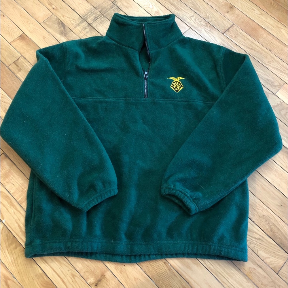 Men’s fleece half zip sweatshirt